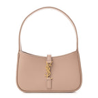 Smooth Calfskin Le 5 A 7 Mini Hobo Dark Beige
