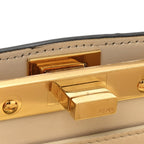 Snakeskin Shiny Nappa Petite Peekaboo I SEE U Satchel Daisy Roccia Camelia