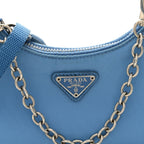 Tessuto Nylon Saffiano Mini Re-Edition 2000 Shoulder Bag Pervinca