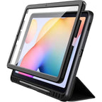SAHARA - Heavy Duty Folio Case for Samsung Galaxy Tab S6 Lite (2020-2024) - Black
