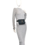 GG Monogram Web Buckle Belt Bag Black
