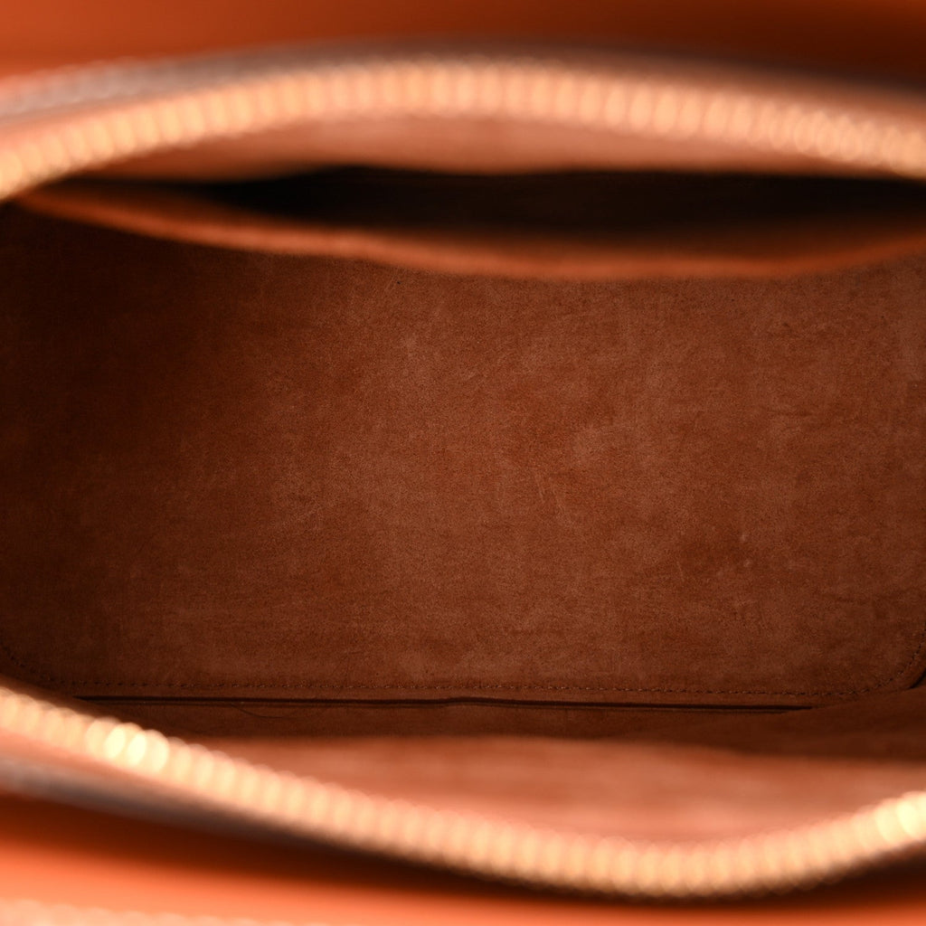 Calfskin Small Cabas De France Tan