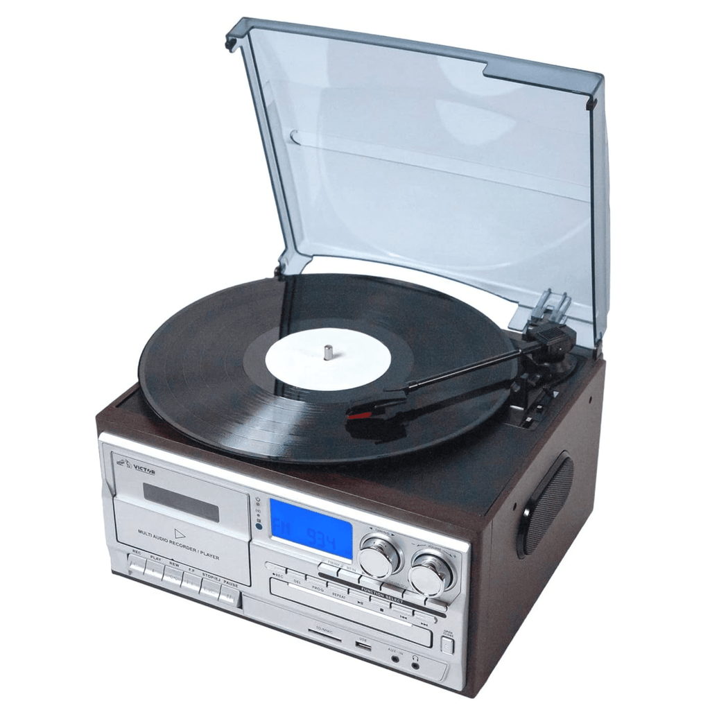 8-in-1 Turntable Music Center