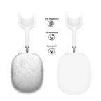 SAHARA - Liquid Silicone Cover Case for Apple AirPods Max - White
