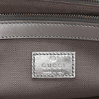 GG Supreme Monogram Emblem Medium Tote Bag  Beige Silver