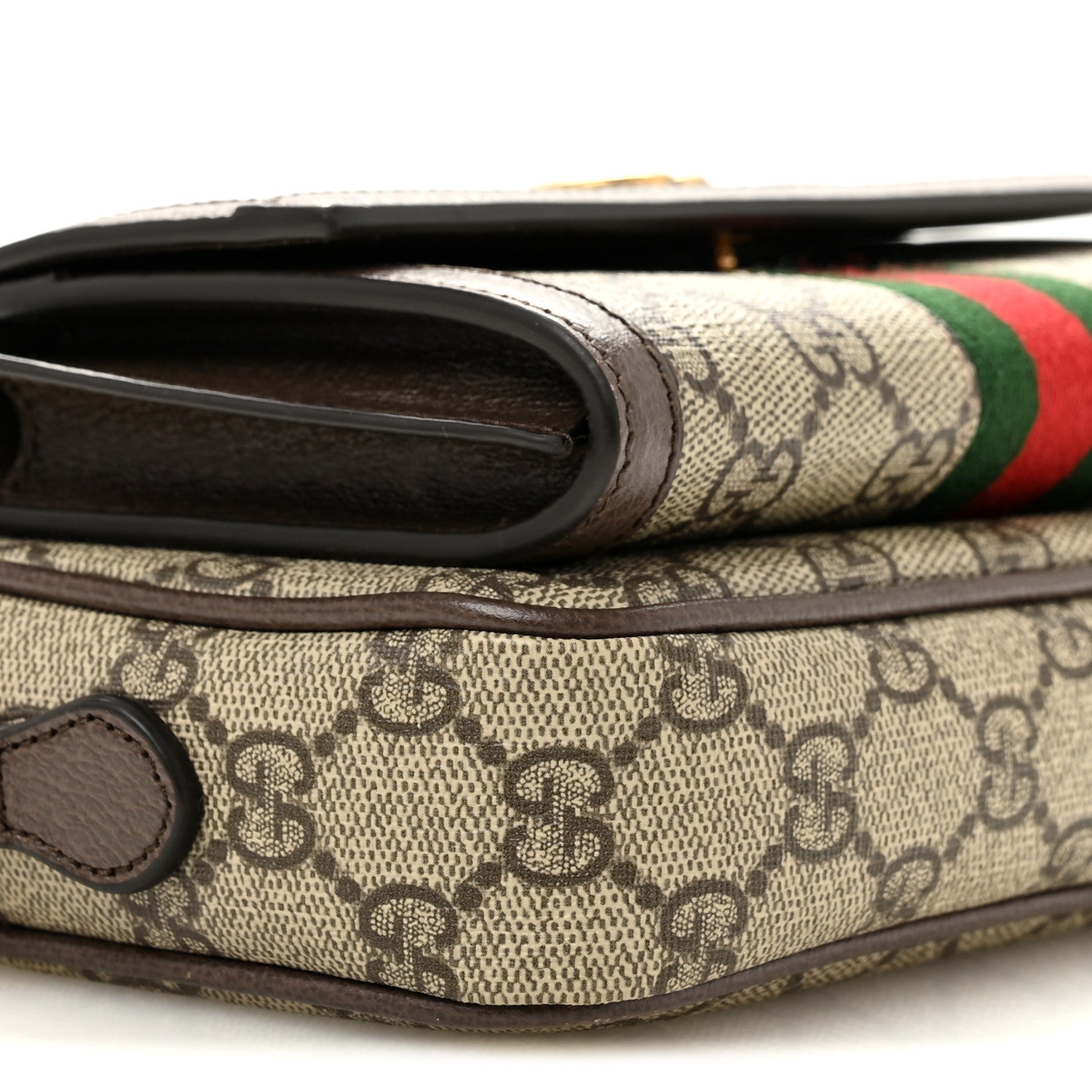 GG Supreme Monogram Web Mini Ophidia Bag Beige Ebony