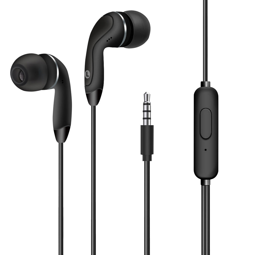 Reiko In-Ear Headphones With Mic In Black