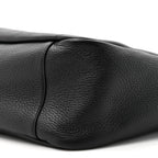 Grained Deerskin Bea Tote Black