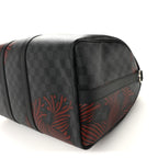 Damier Graphite Rope Keepall Bandouliere 45 Red