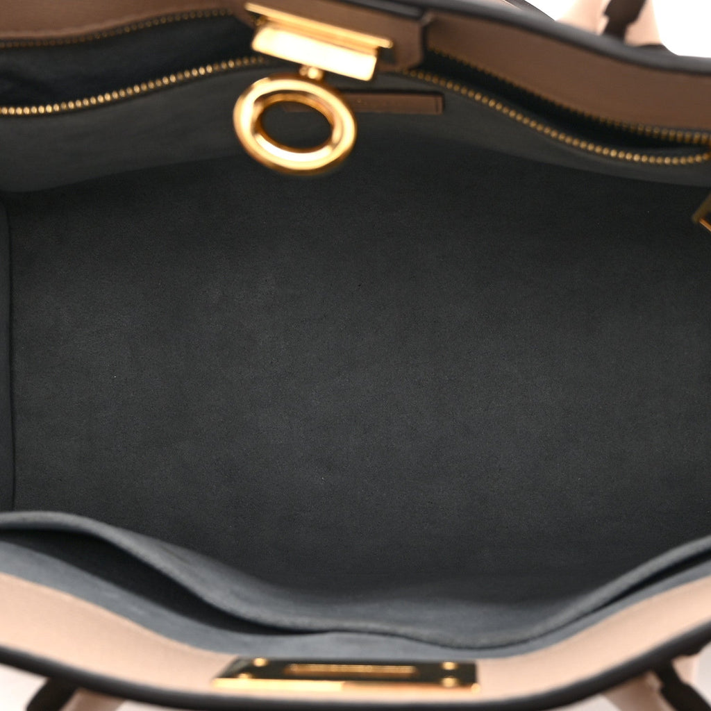 Calfskin Monogram On My Side PM Greige