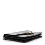 Dollar Calfskin Interlocking G Shoulder Bag Black