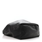 Calfskin XL Squeeze Cord Bag Black