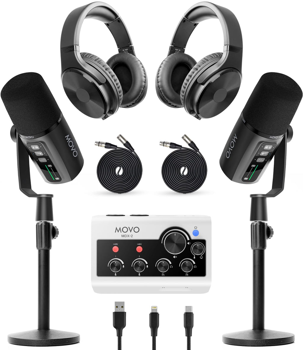 Movo Podcast Equipment Bundle for Smartphone