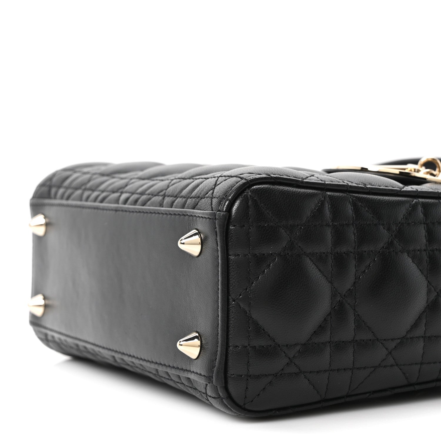 Lambskin Cannage Small My ABCDior Lady Dior Black