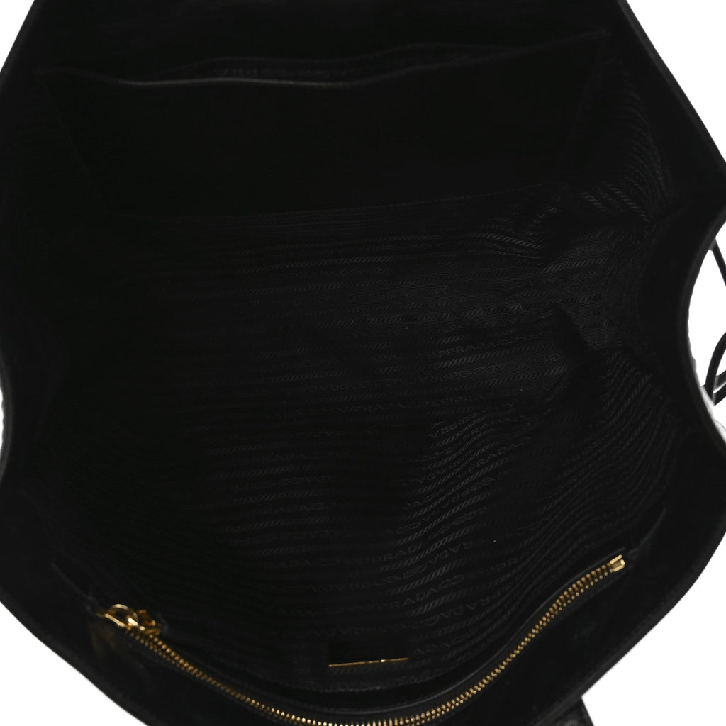 Soft Lux Large Shopping Tote Black