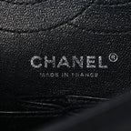 Aged Calfskin Chevron Quilted 2.55 Reissue 225 Flap So Black