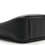 Grained Calfskin Baby Le 5 A 7 Supple Hobo Black