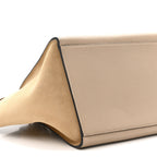 Drummed Calfskin Suede Medium Trapeze Dune