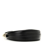 Soft Calfskin Arque Shoulder Bag Black
