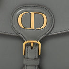 Box Calfskin Medium Bobby Flap Gray