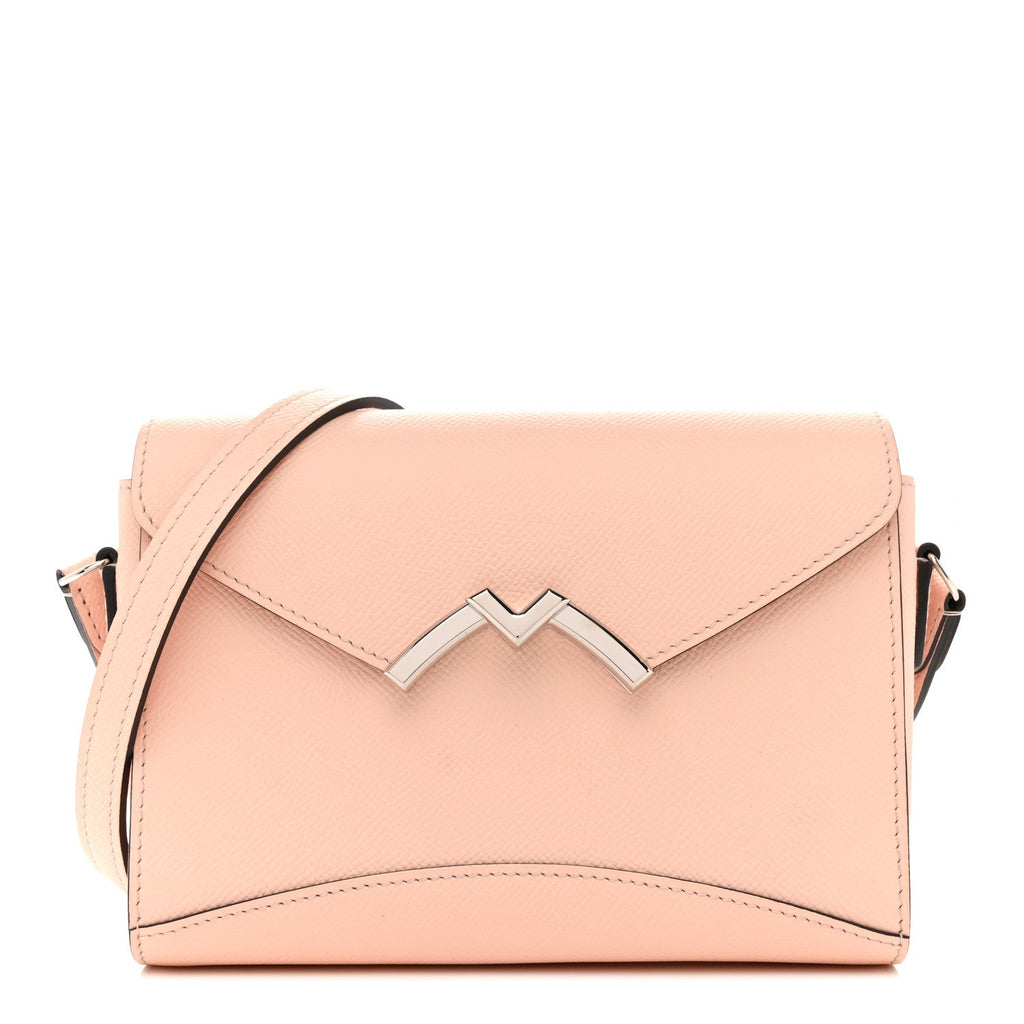 Carat Calfskin Gabrielle Reporter Shoulder Bag Petal