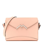 Carat Calfskin Gabrielle Reporter Shoulder Bag Petal