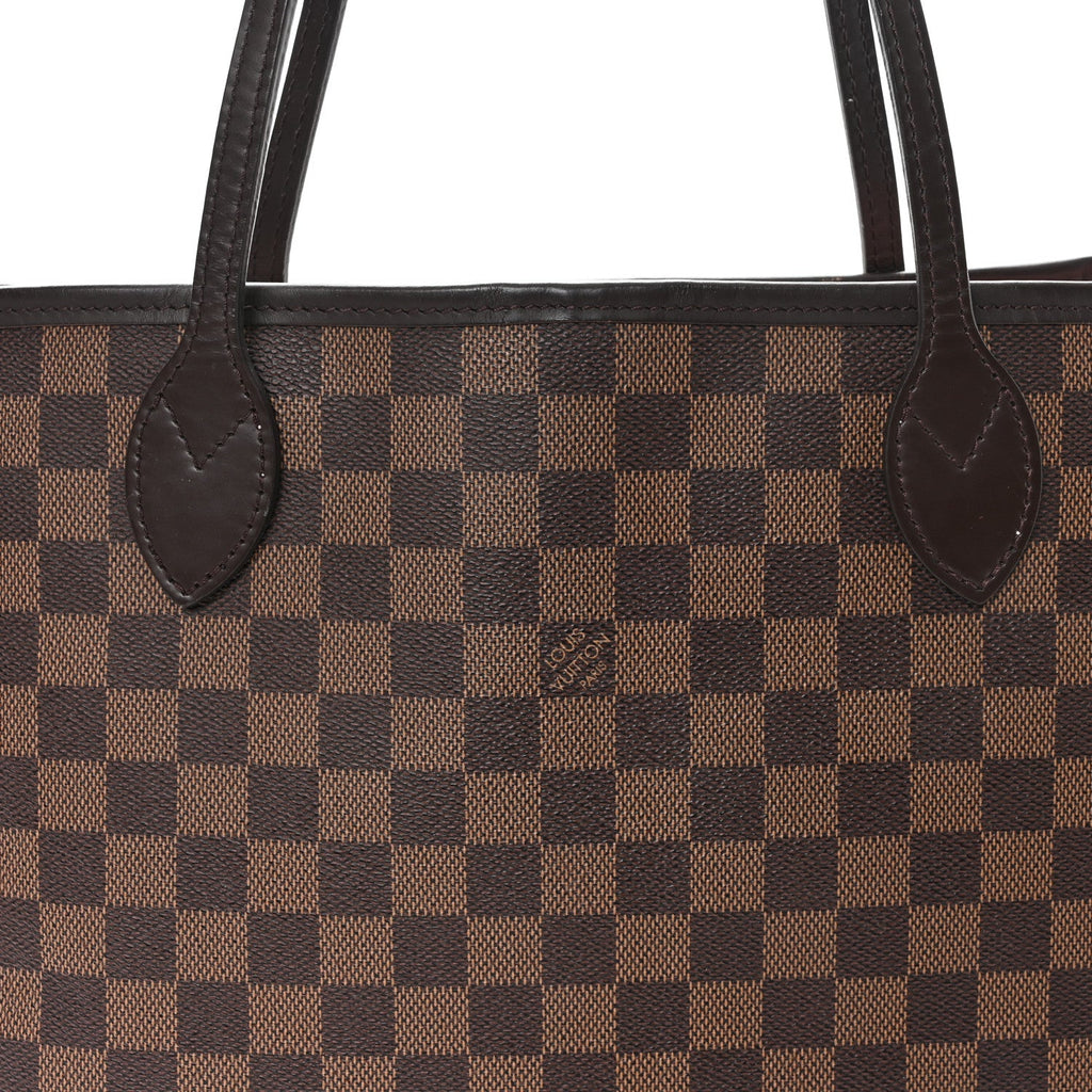 Damier Ebene Neo Neverfull MM Rose Ballerine