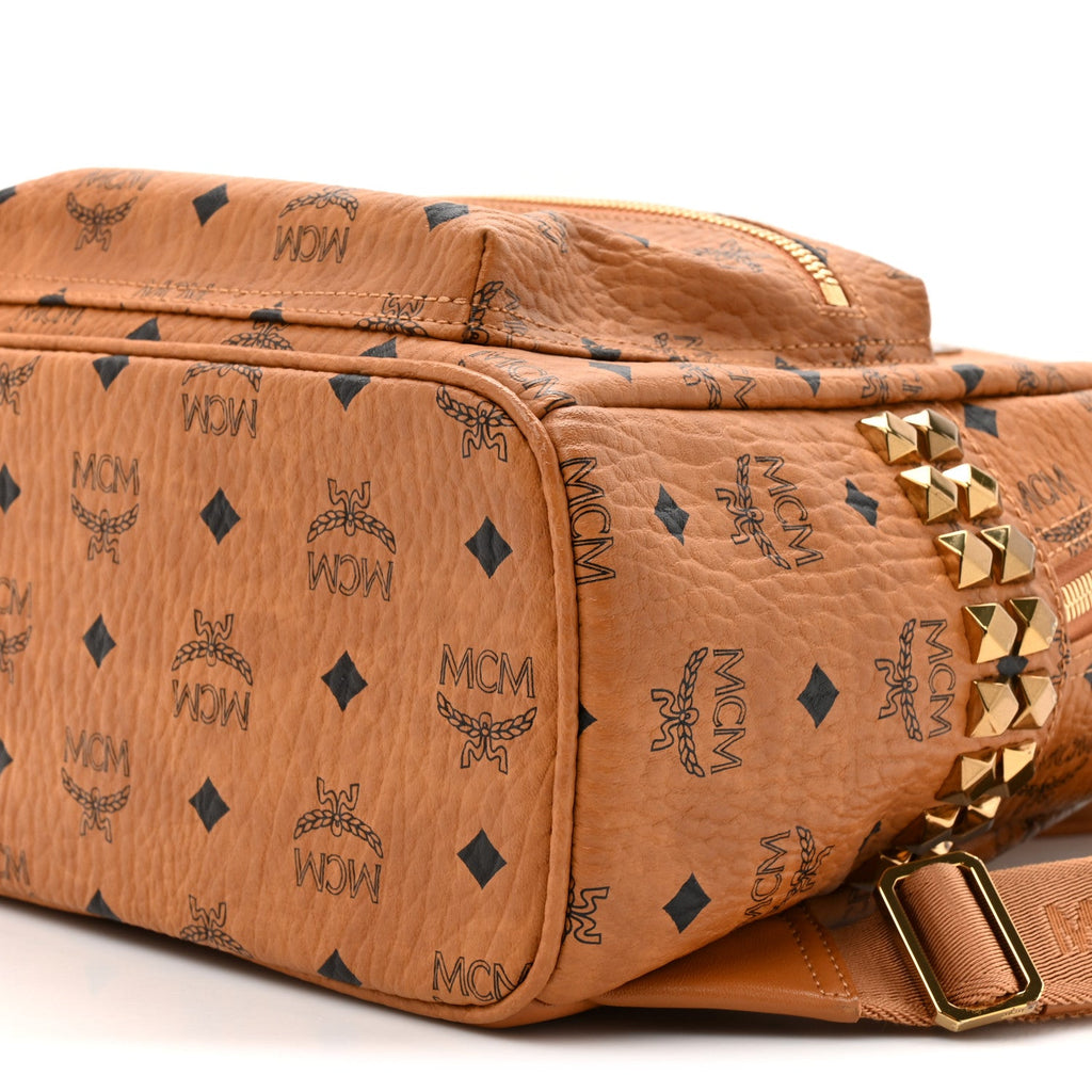 Visetos Small Side Stud Stark Backpack Cognac