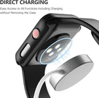 Entronix Case Compatible with iWatch Series 10, 46mm - Hard Cover w/ Built-In Screen Protector