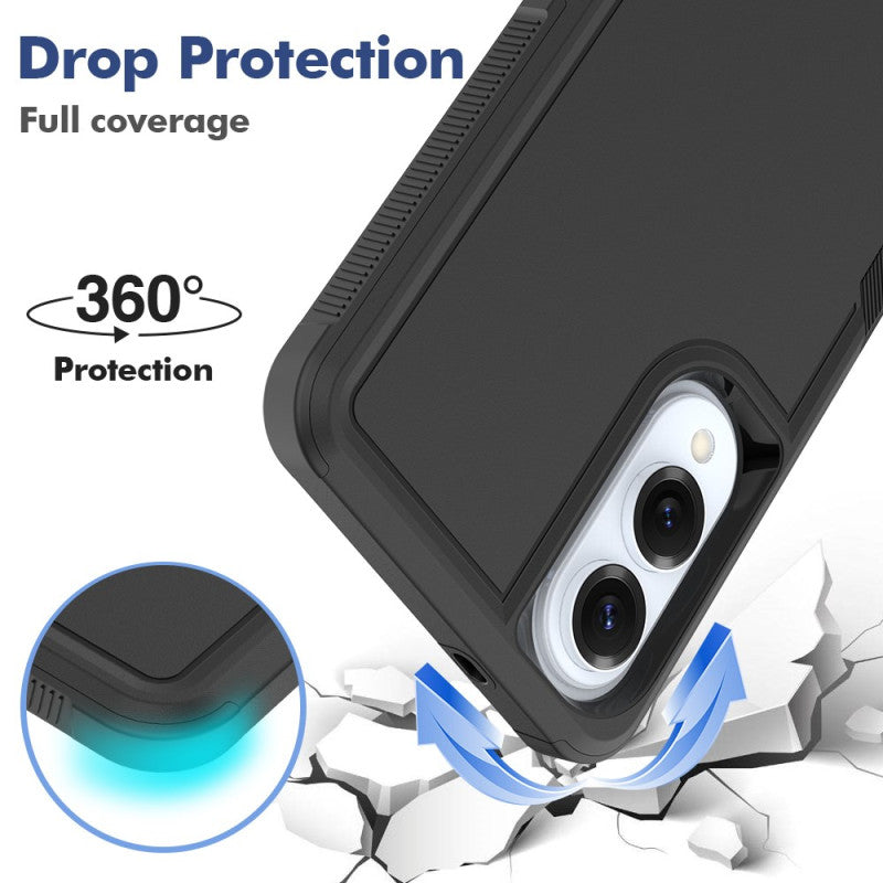Entronix Case Compatible with Galaxy S25 Edge - Soft-Touch Dual-Layer Sleek Cover