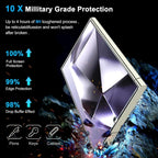 Entronix Anti-Spy Privacy Screen Protector Compatible with Galaxy Note 10 Plus - 3-Piece Combo