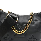Calfskin Bubblegram Over The Moon Black