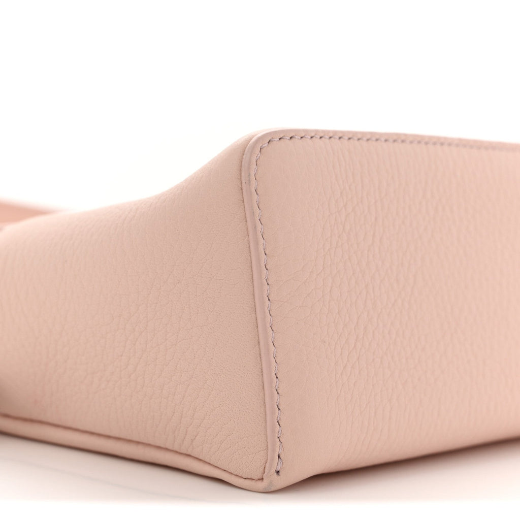 Grained Calfskin L19 Extra Pocket Pouch Candoglia Marble