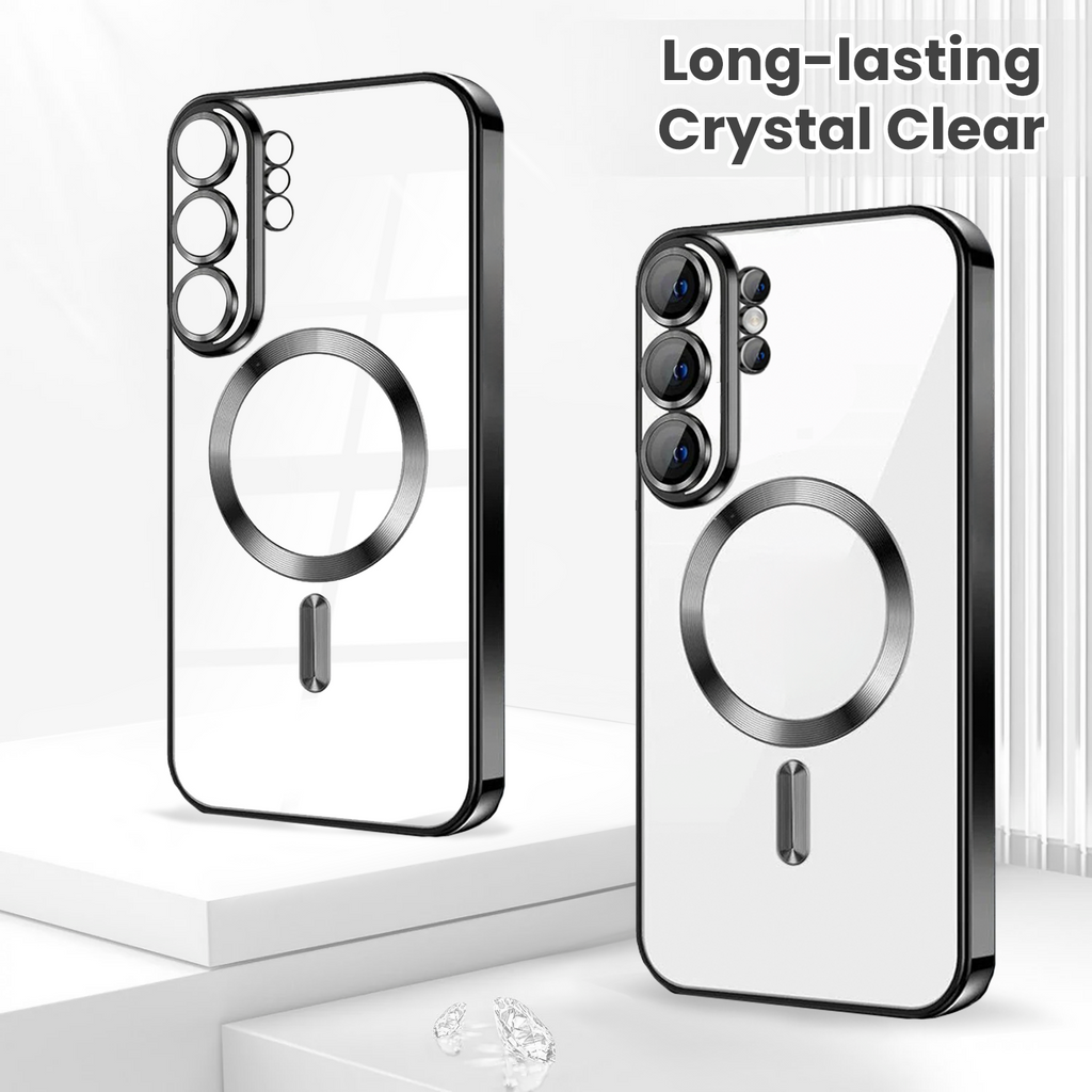 [DIS] Entronix [Magnetic] Case Compatible with Galaxy S26 Ultra - [Clear Back] Luxury Glossy Cover