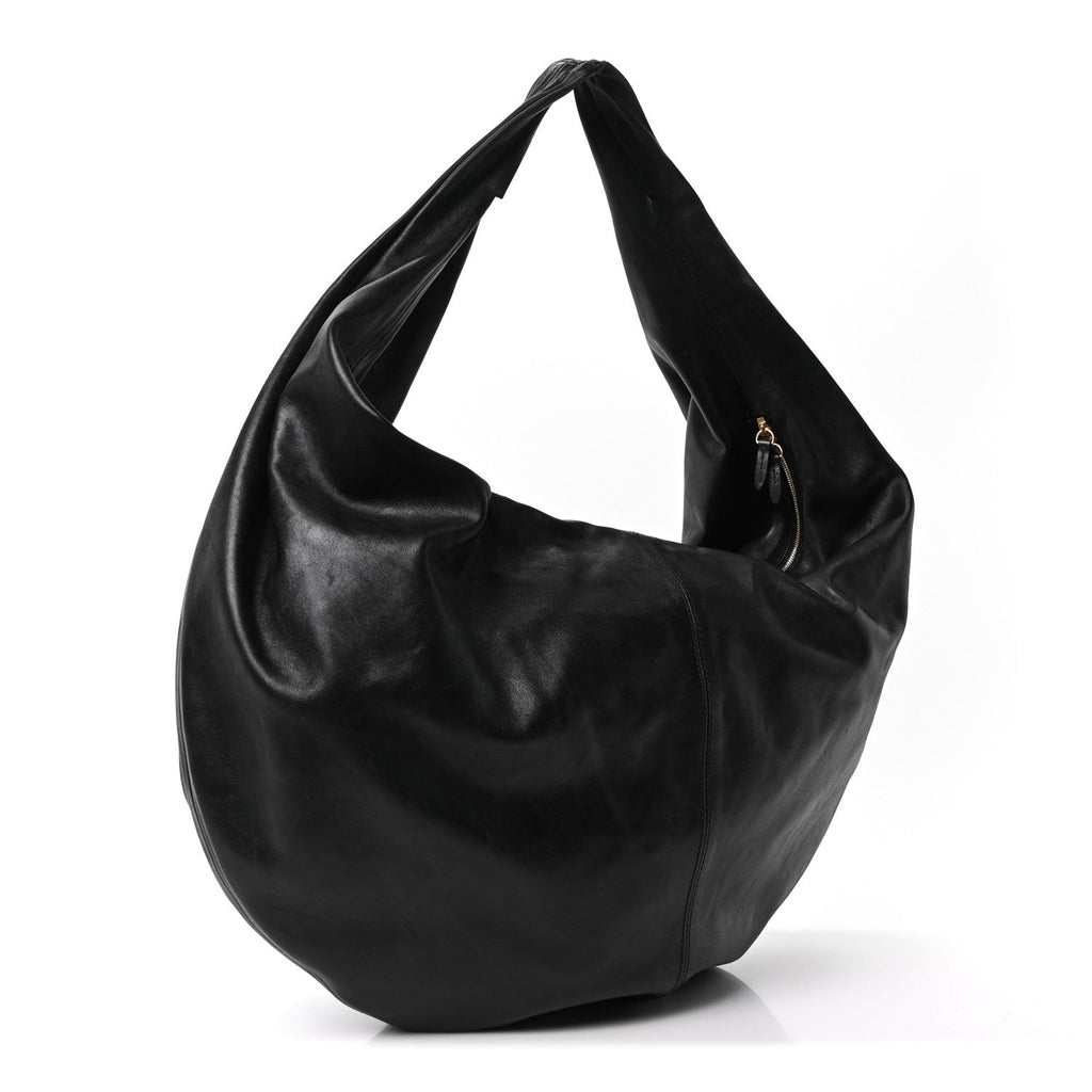Vintage Calfskin Extra Large Olivia Hobo Black