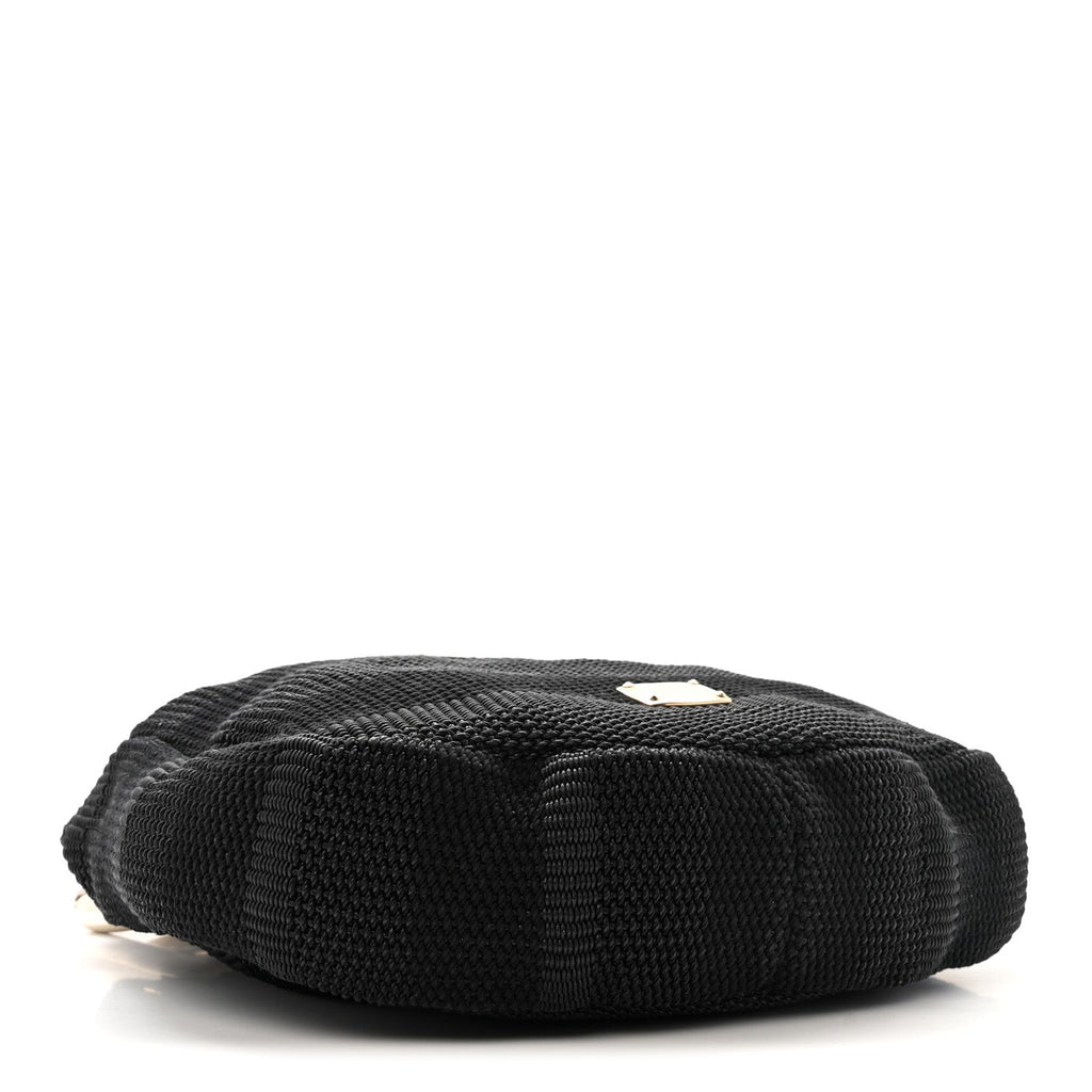 Raffia Large Sky Hobo Black