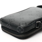 Monogram Eclipse Reverse Double Phone Pouch