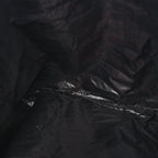 Caviar Fabric Graffiti Foldable Tote Bag With Chain Black Multicolor