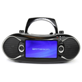 7" Bluetooth DVD Boombox with AMFM Radio & Stereo Speakers