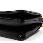 Lambskin Embossed Monogram Pochette Coussin Crossbody Black