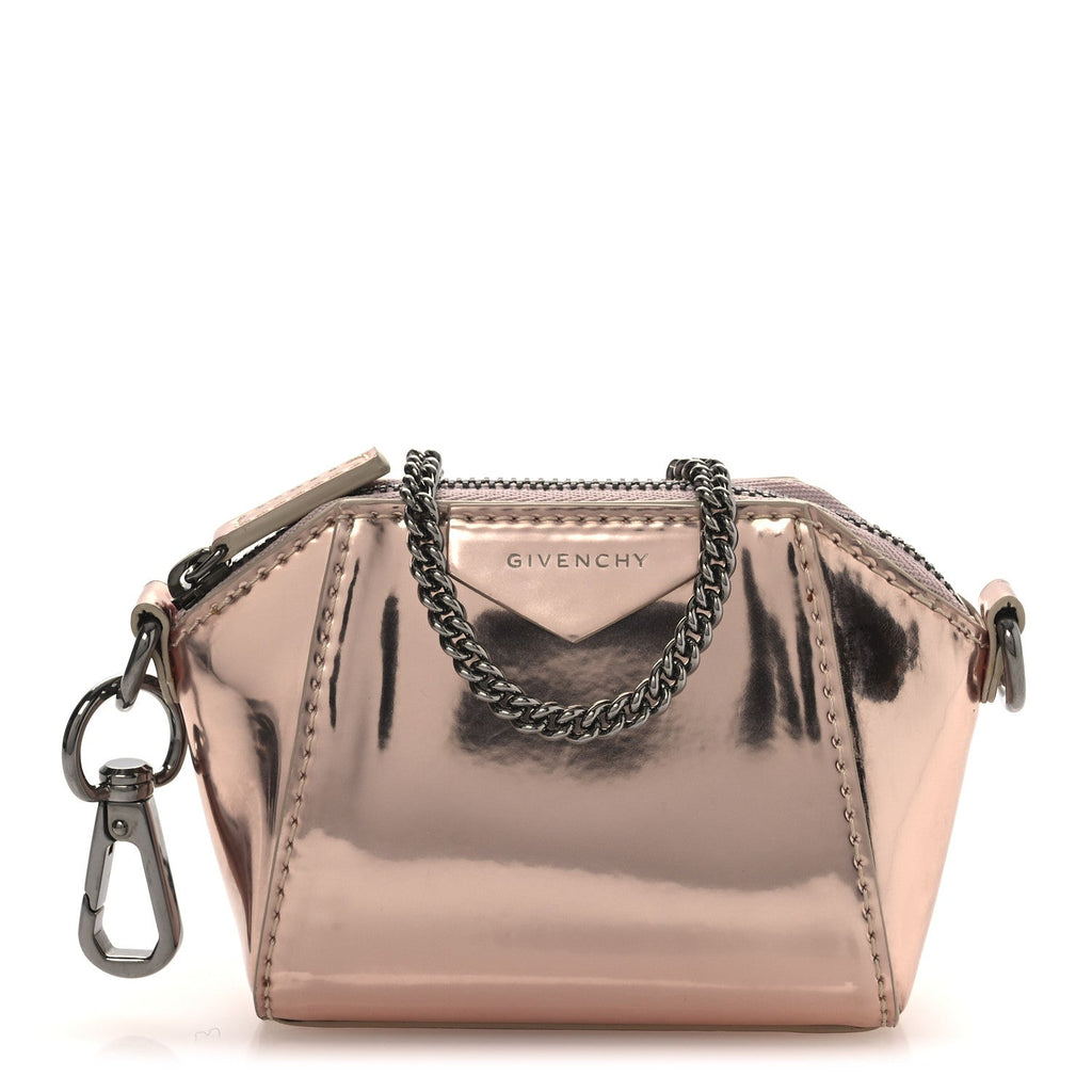 Metallic Baby Antigona Light Pink