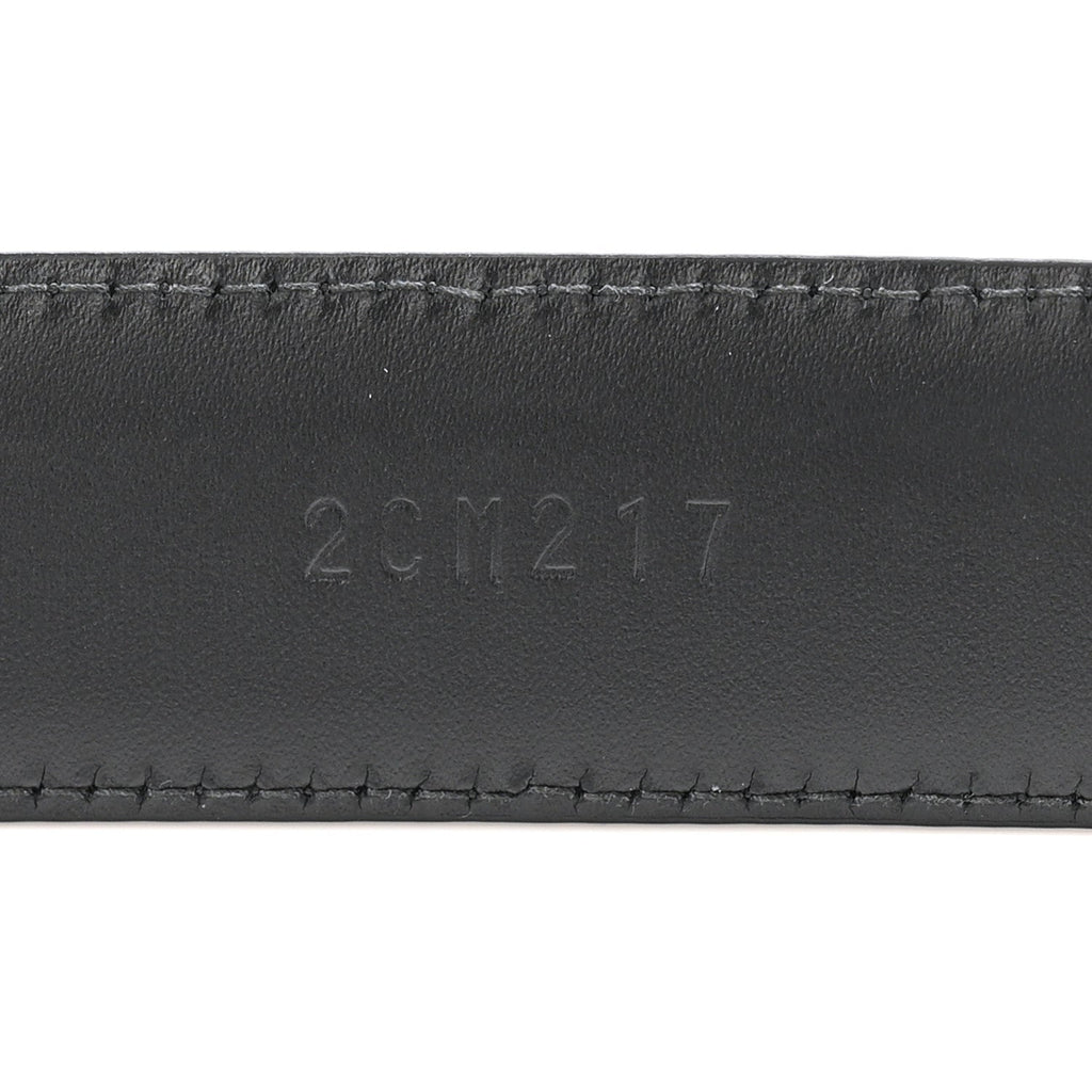 Saffiano Triangle Belt 100 40 Black