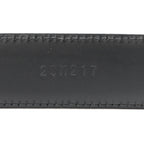 Saffiano Triangle Belt 100 40 Black