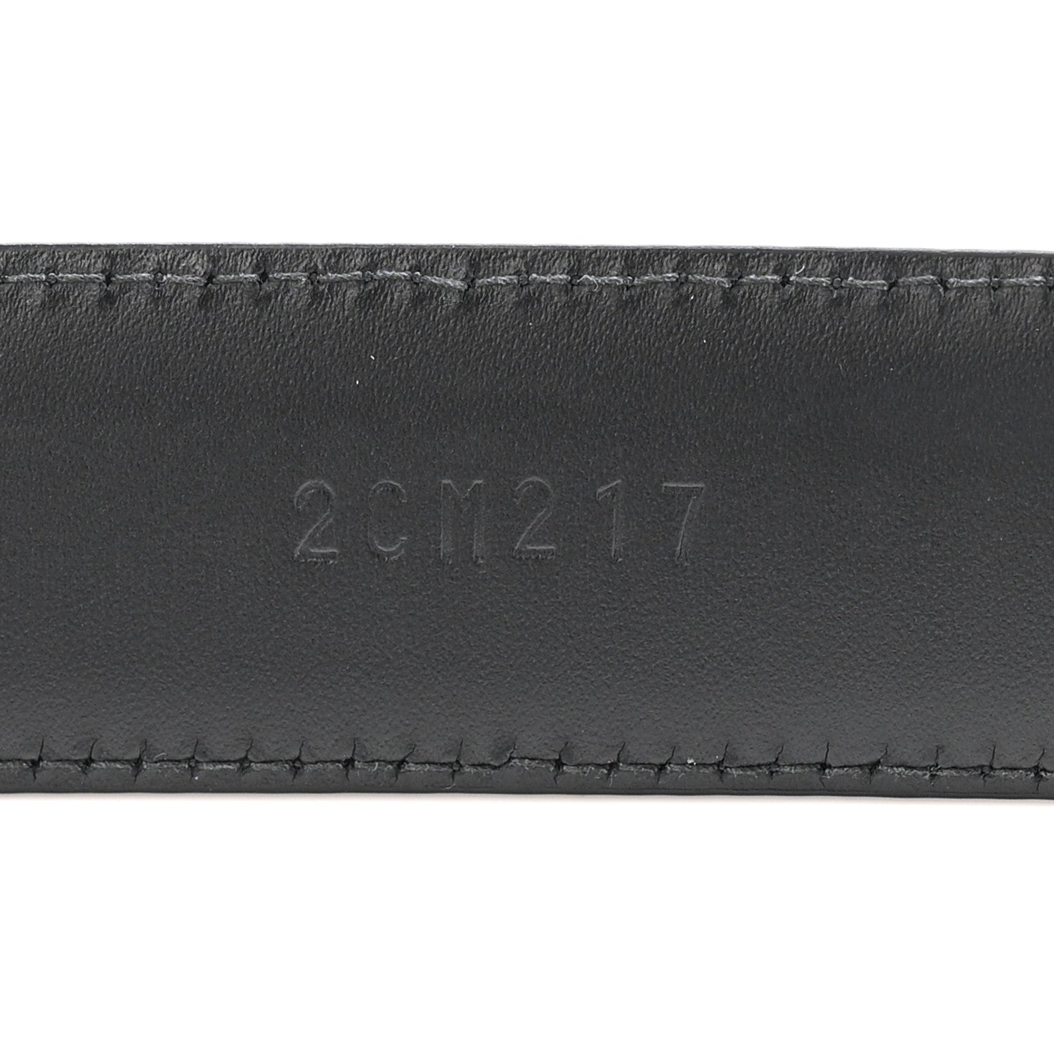 Saffiano Triangle Belt 100 40 Black