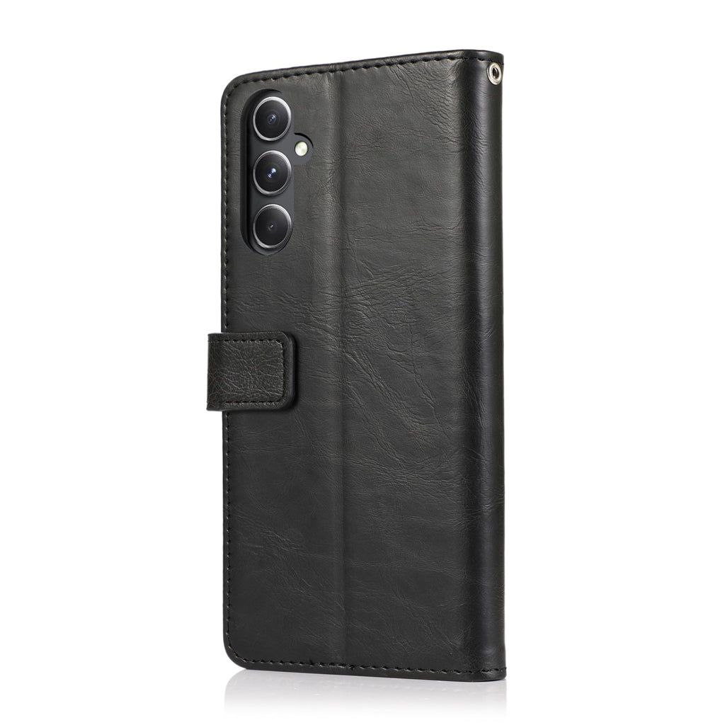SAHARA - Indy Series Genuine Leather Wallet Case - Samsung Galaxy S23 FE