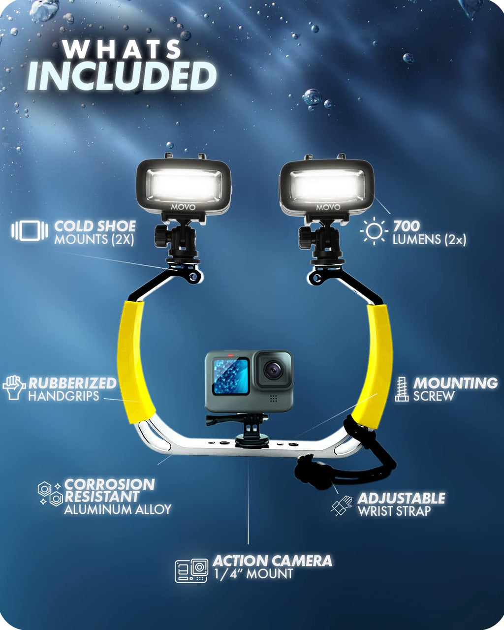 Movo DiveRig1 XL Diving Rig Bundle