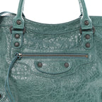 Arena Lambskin Classic Hardware Medium Le City Dark Emerald