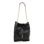 Lambskin Matelasse Monogram Medium Jamie 4.3 Pochon Black