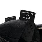 Tessuto Nylon Saffiano Mini Re-Edition 2005 Bag Black