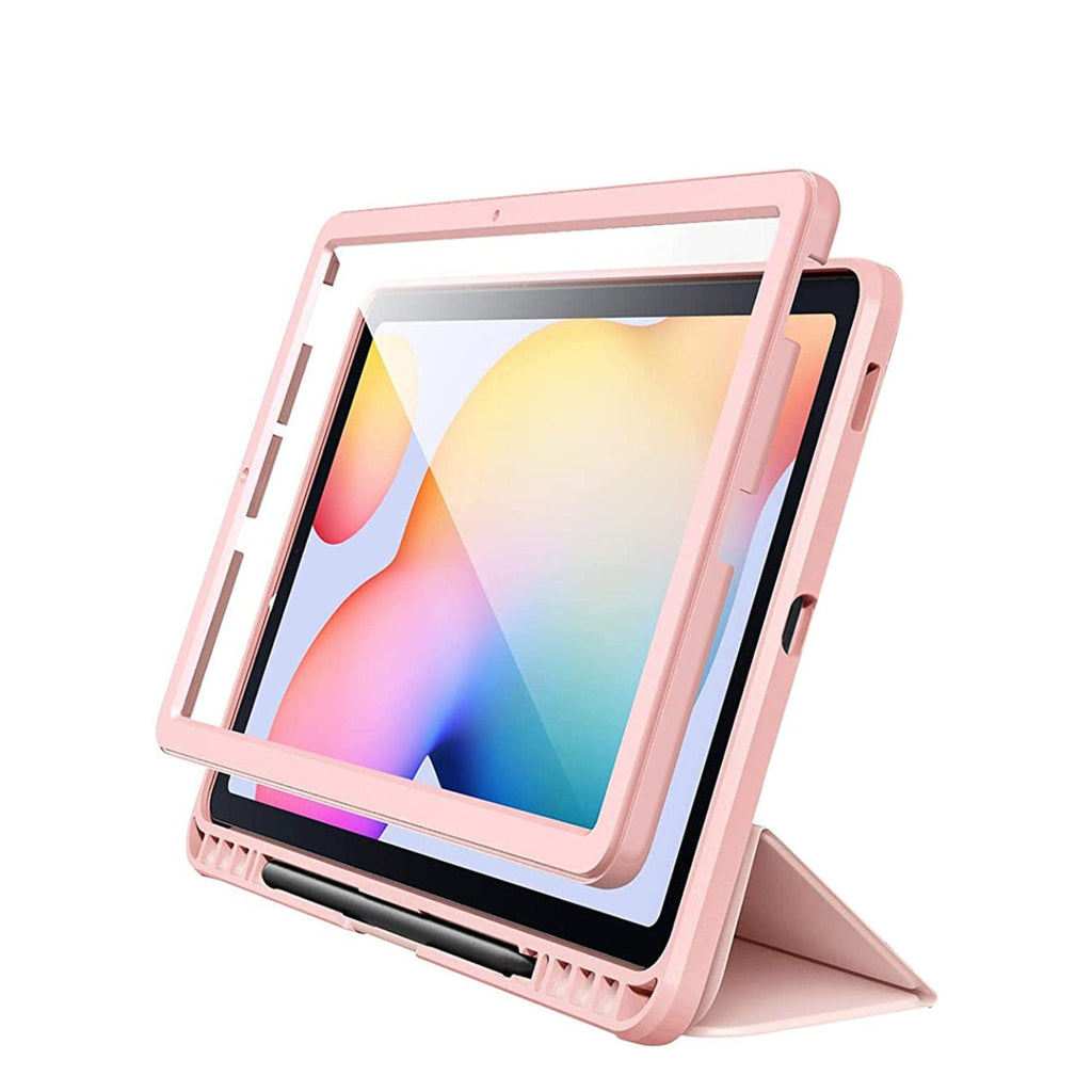 SAHARA - Heavy Duty Folio Case for Samsung Galaxy Tab S6 Lite (2020-2024) - Rose Gold